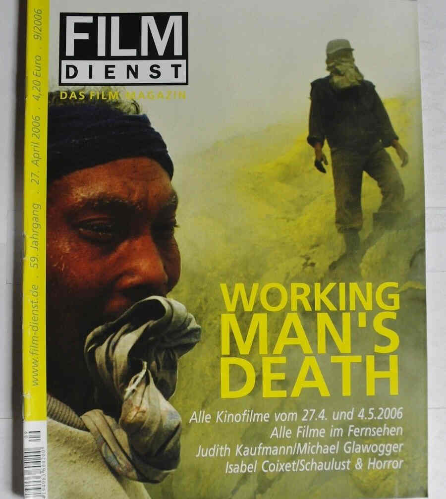FILM DIENST magazine side cover Issue 9 27 April 2006
