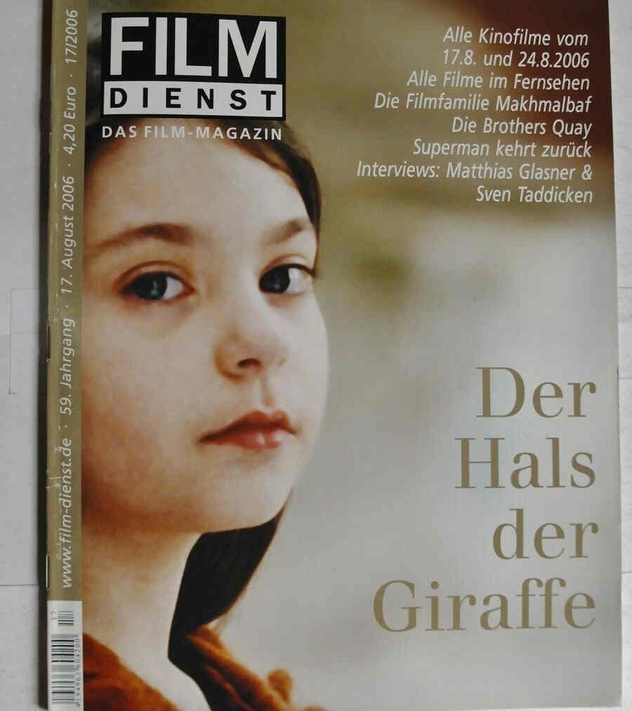 FILM DIENST magazine side cover Issue 17 17 August 2006