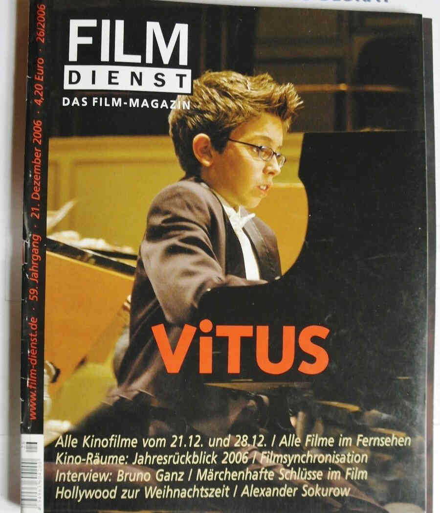 FILM DIENST magazine side cover Issue 26 21 December 2006