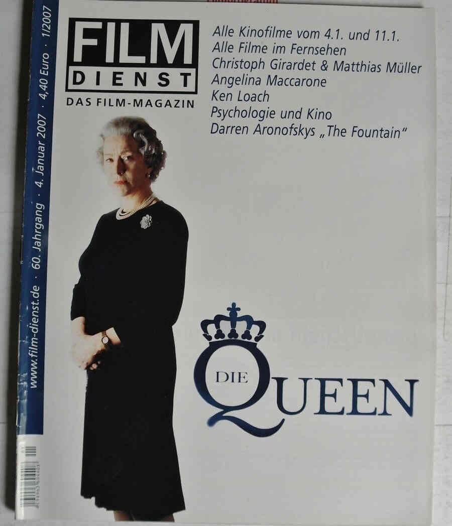FILM DIENST magazine side cover Issue 1 4 January 2007