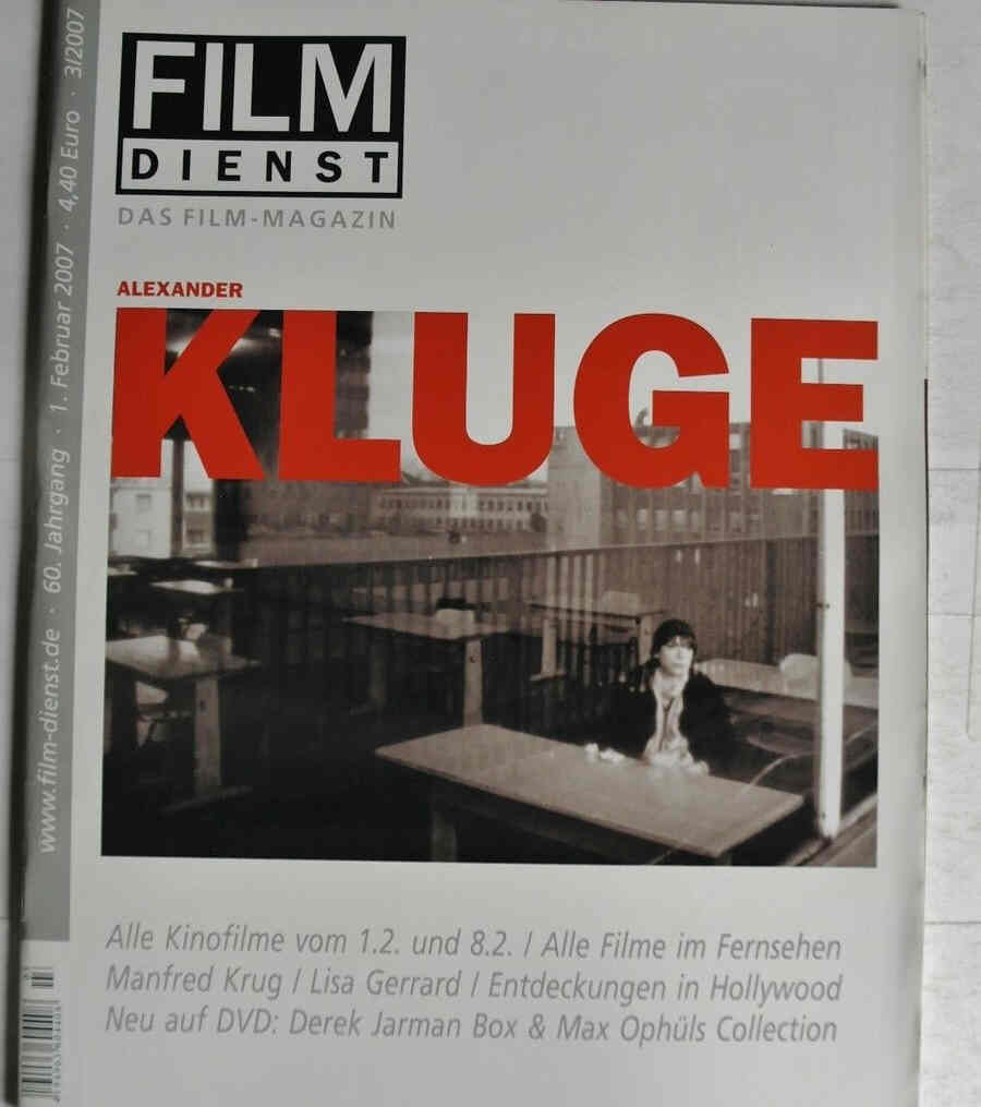 FILM DIENST magazine side cover Issue 3 1 February 2007