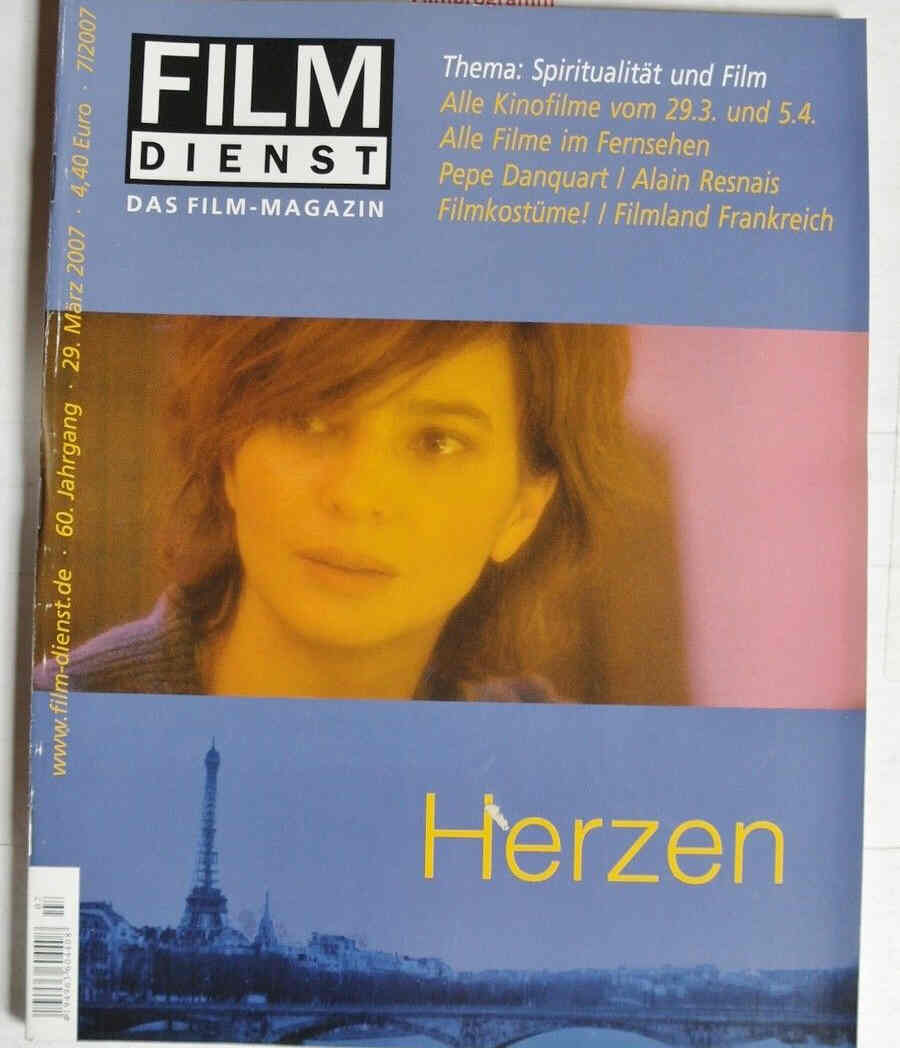 FILM DIENST magazine side cover Issue 7 29 March 2007
