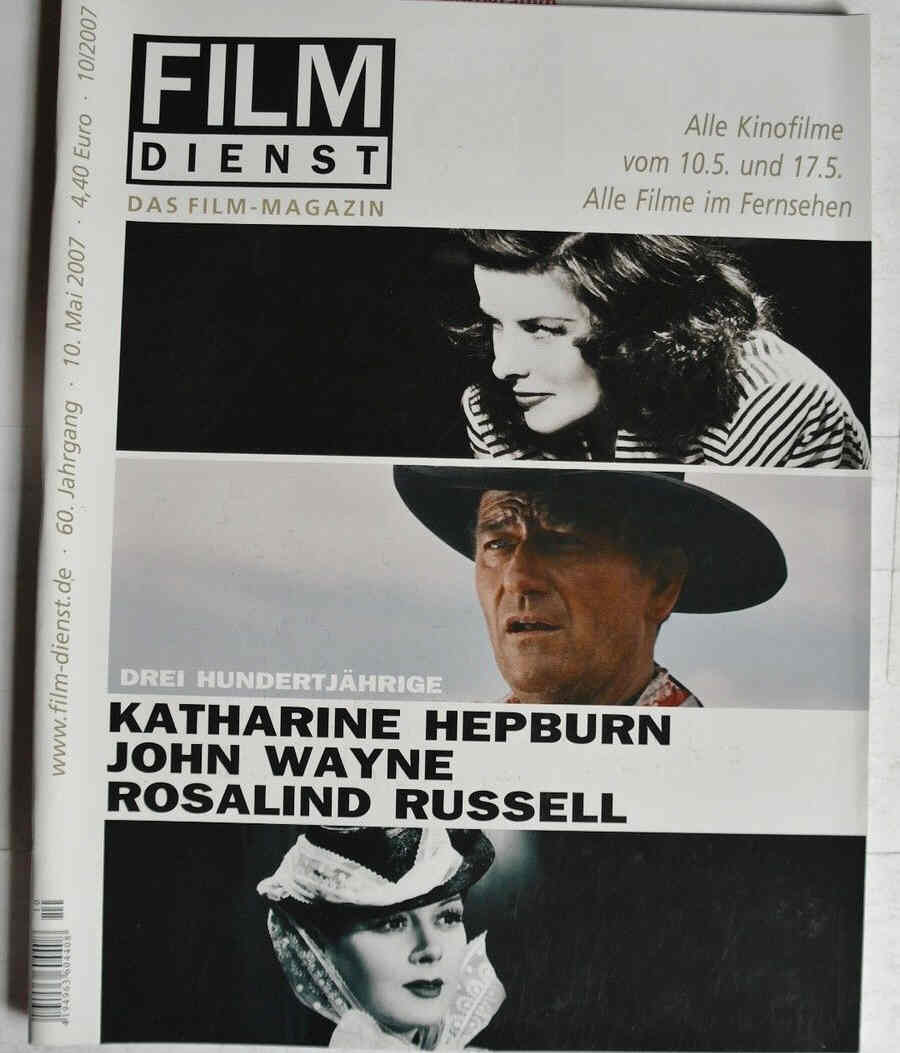 FILM DIENST magazine side cover Issue 10 10 May 2007