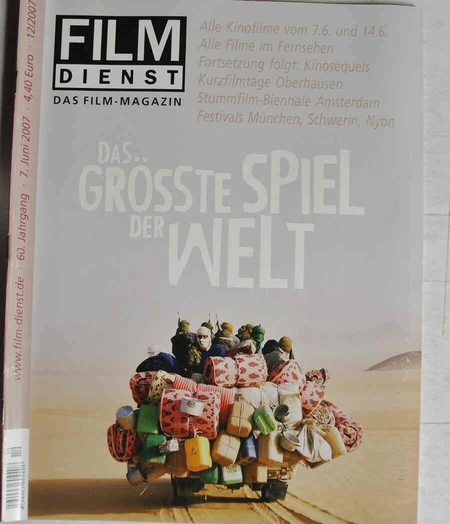 FILM DIENST magazine side cover Issue 12 7 June 2007