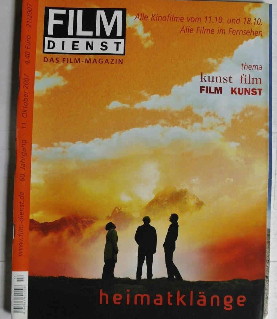 FILM DIENST magazine side cover Issue 21 11 October 2007