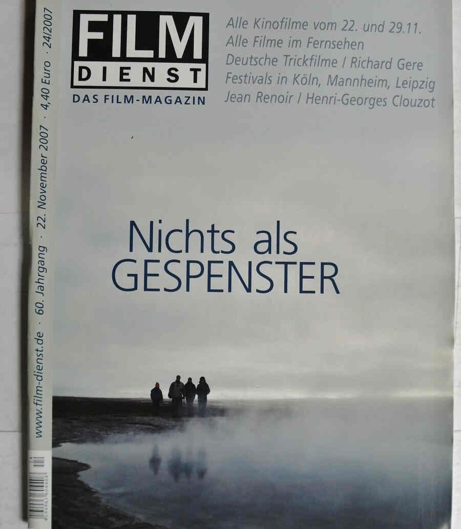 FILM DIENST magazine side cover Issue 24 22 November 2007