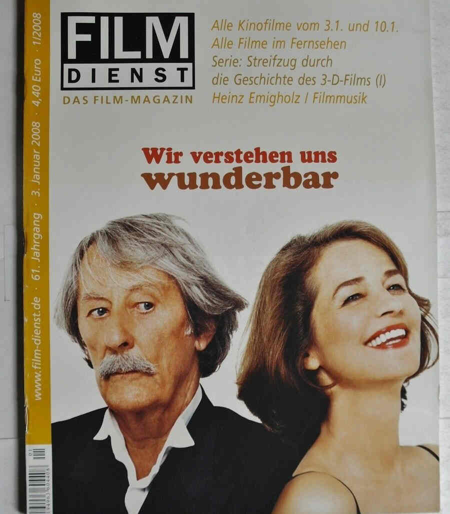 FILM DIENST magazine side cover Issue 1 3 January 2008