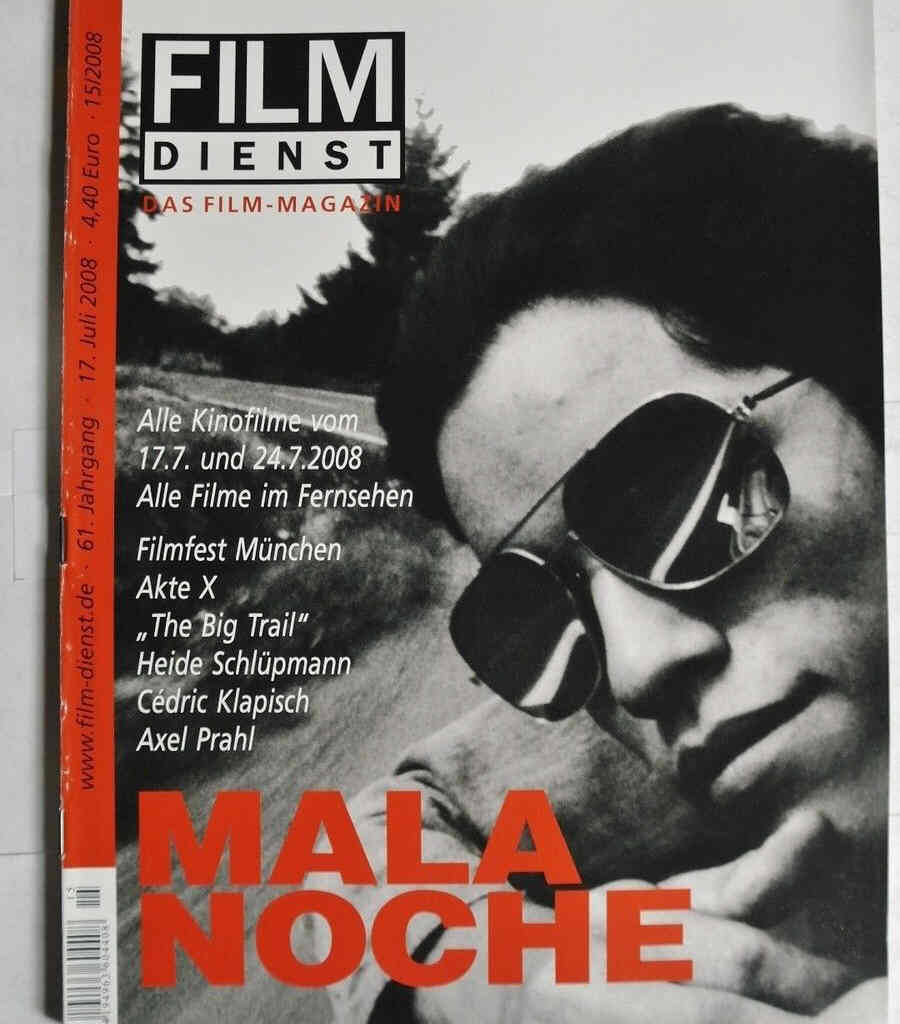 FILM DIENST magazine side cover Issue 15 17 July 2008