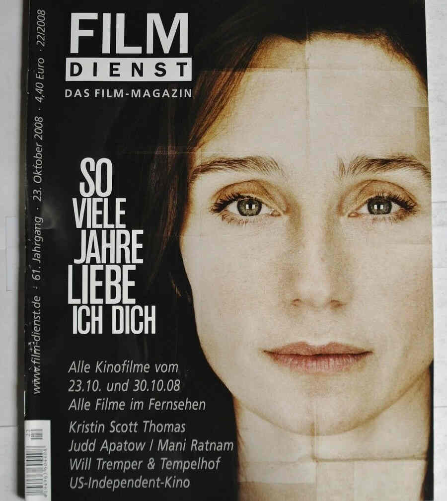 FILM DIENST magazine side cover Issue 22 23 October 2008