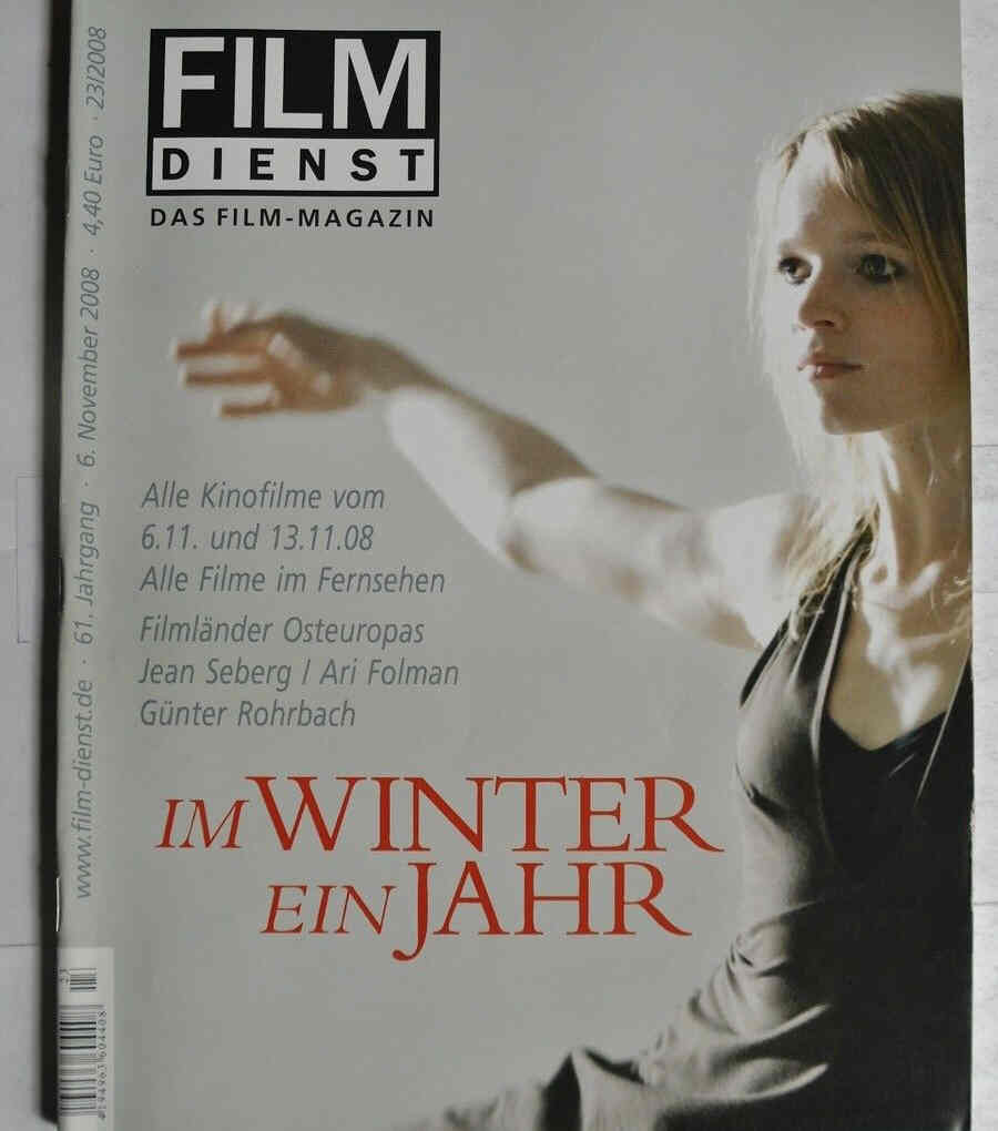 FILM DIENST magazine side cover Issue 23 6 November 2008