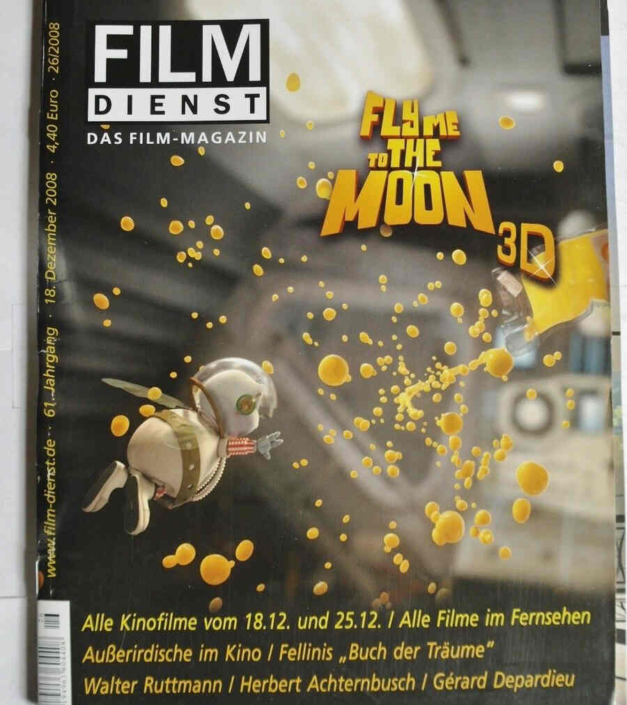 FILM DIENST magazine side cover Issue 26 18 December 2008