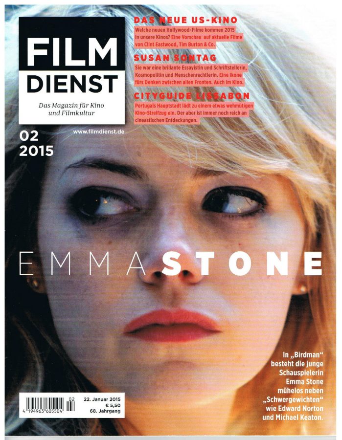 FILM DIENST magazine side cover Issue 2 22 January 2015