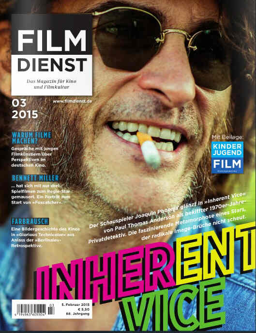FILM DIENST magazine side cover Issue 3 5 February 2015