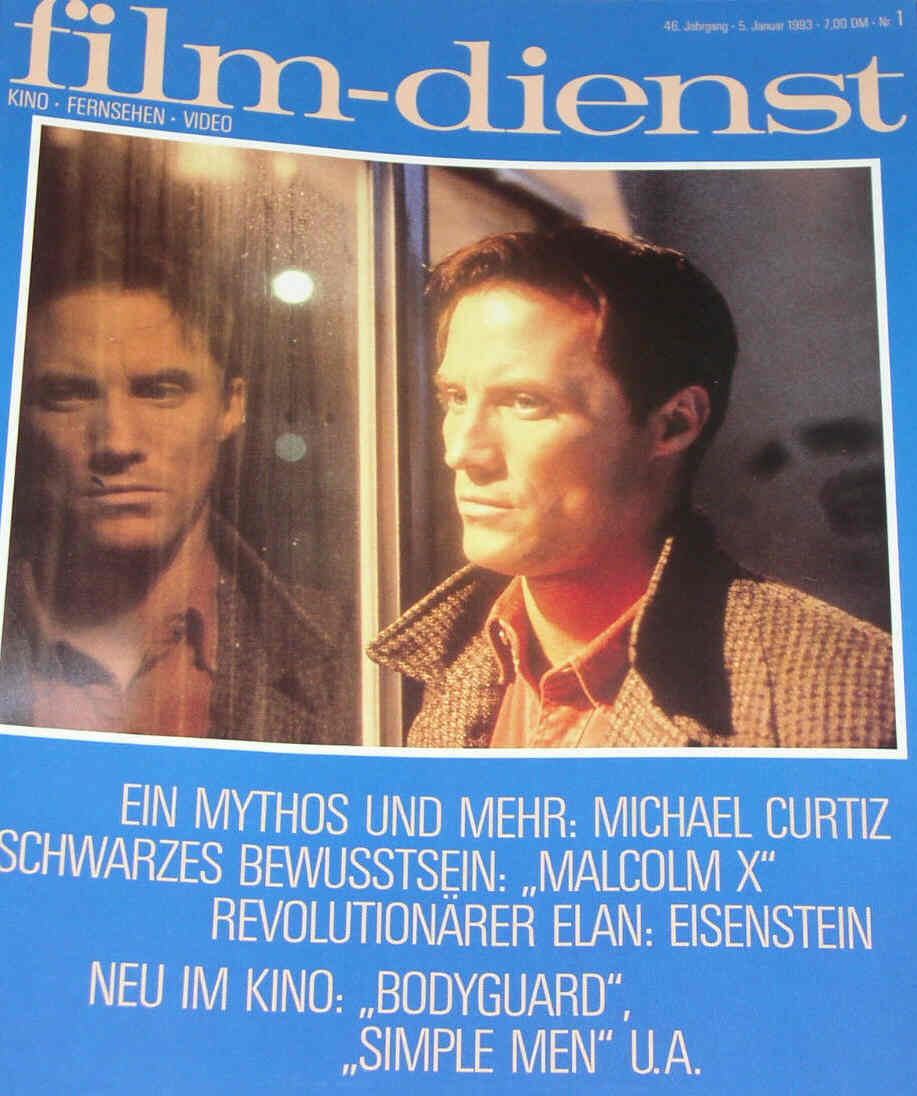 FILM DIENST magazine side cover Issue 1 5 January 1993