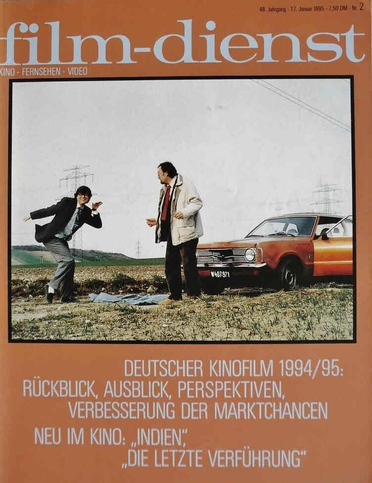 FILM DIENST magazine side cover Issue 2 17 January 1995