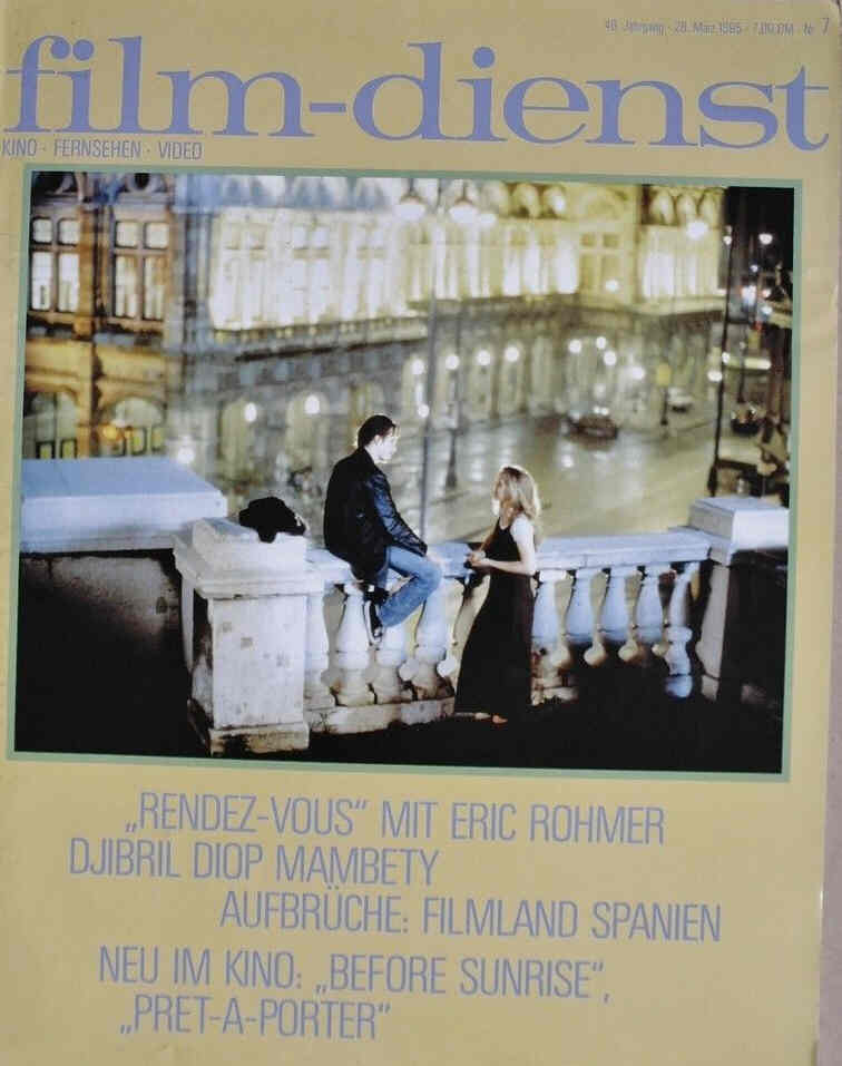 FILM DIENST magazine side cover Issue 7 28 March 1995