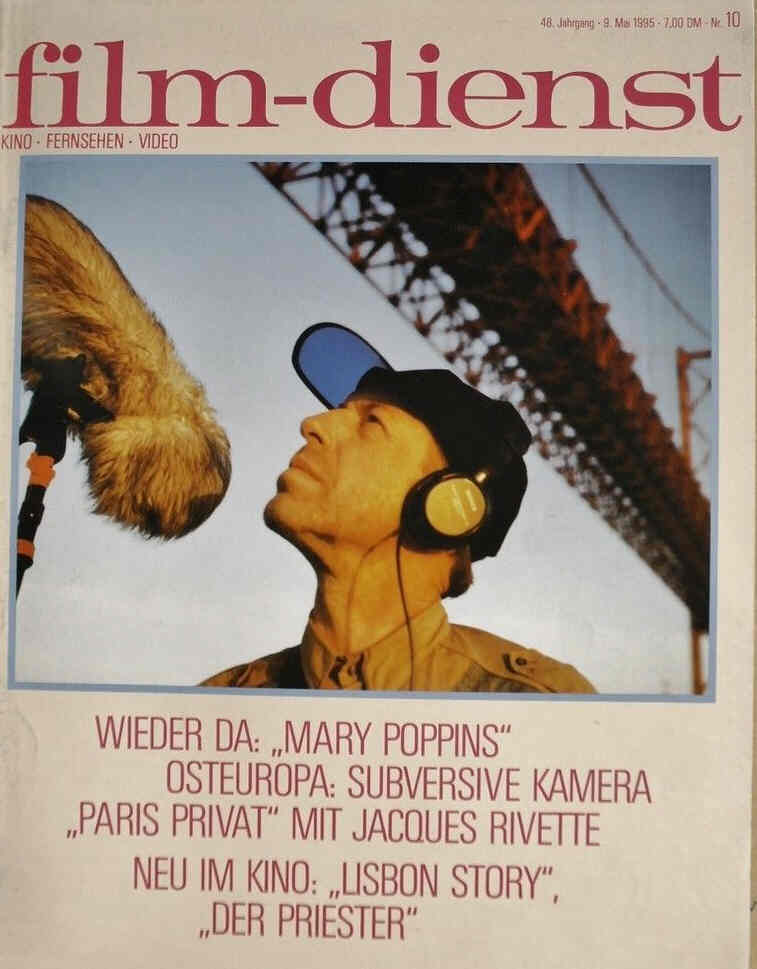 FILM DIENST magazine side cover Issue 10 9 May 1995