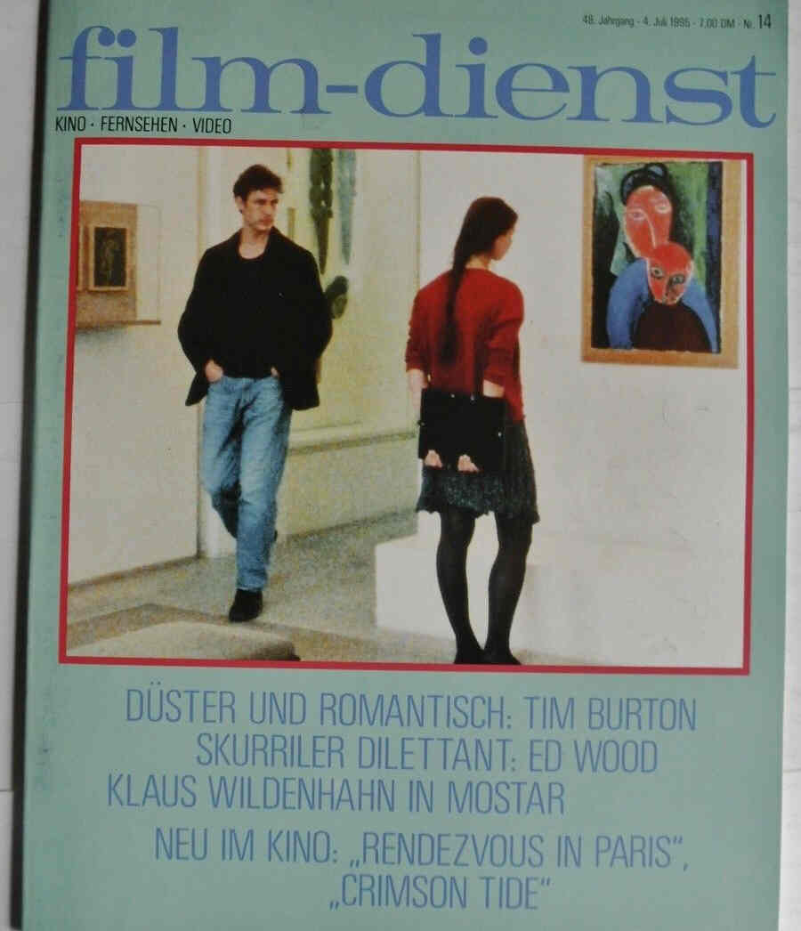 FILM DIENST magazine side cover Issue 14 4 July 1995