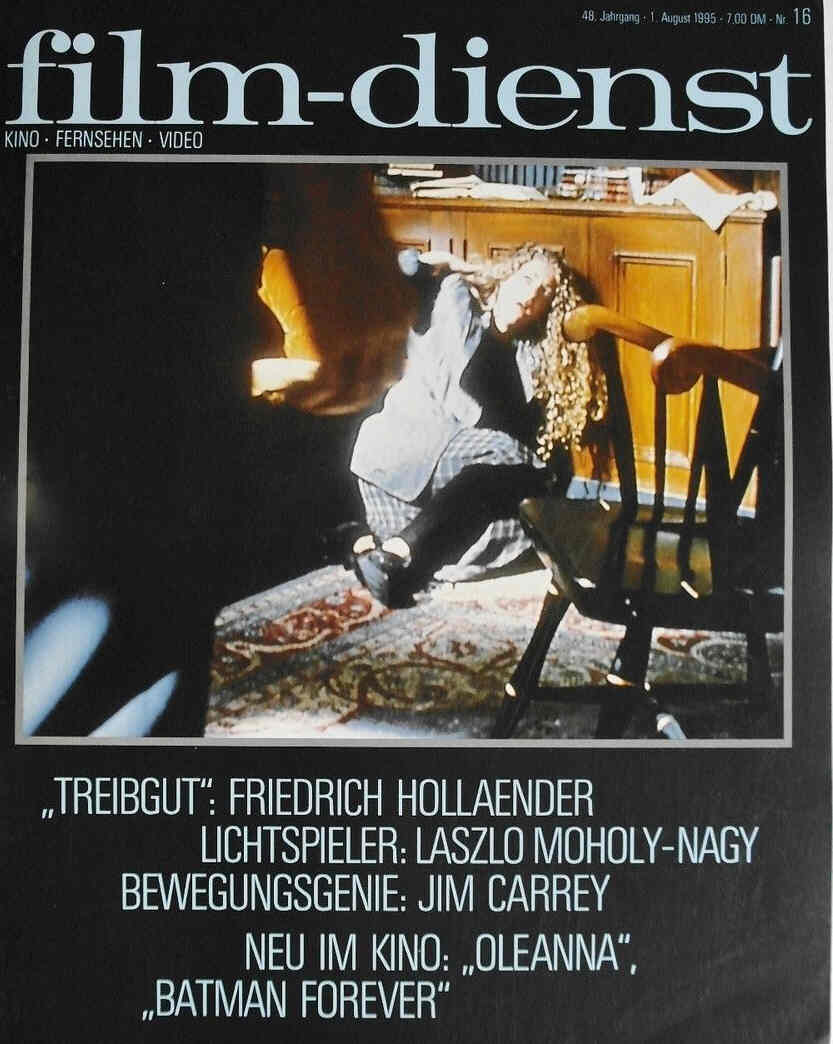 FILM DIENST magazine side cover Issue 16 1 August 1995