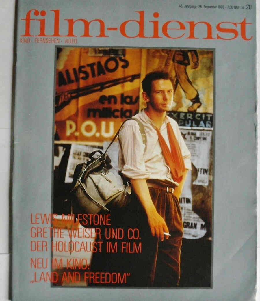 FILM DIENST magazine side cover Issue 20 26 September 1995