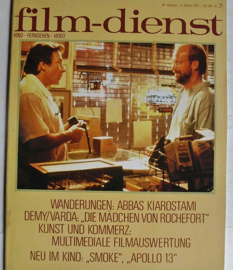 FILM DIENST magazine side cover Issue 21 10 October 1995
