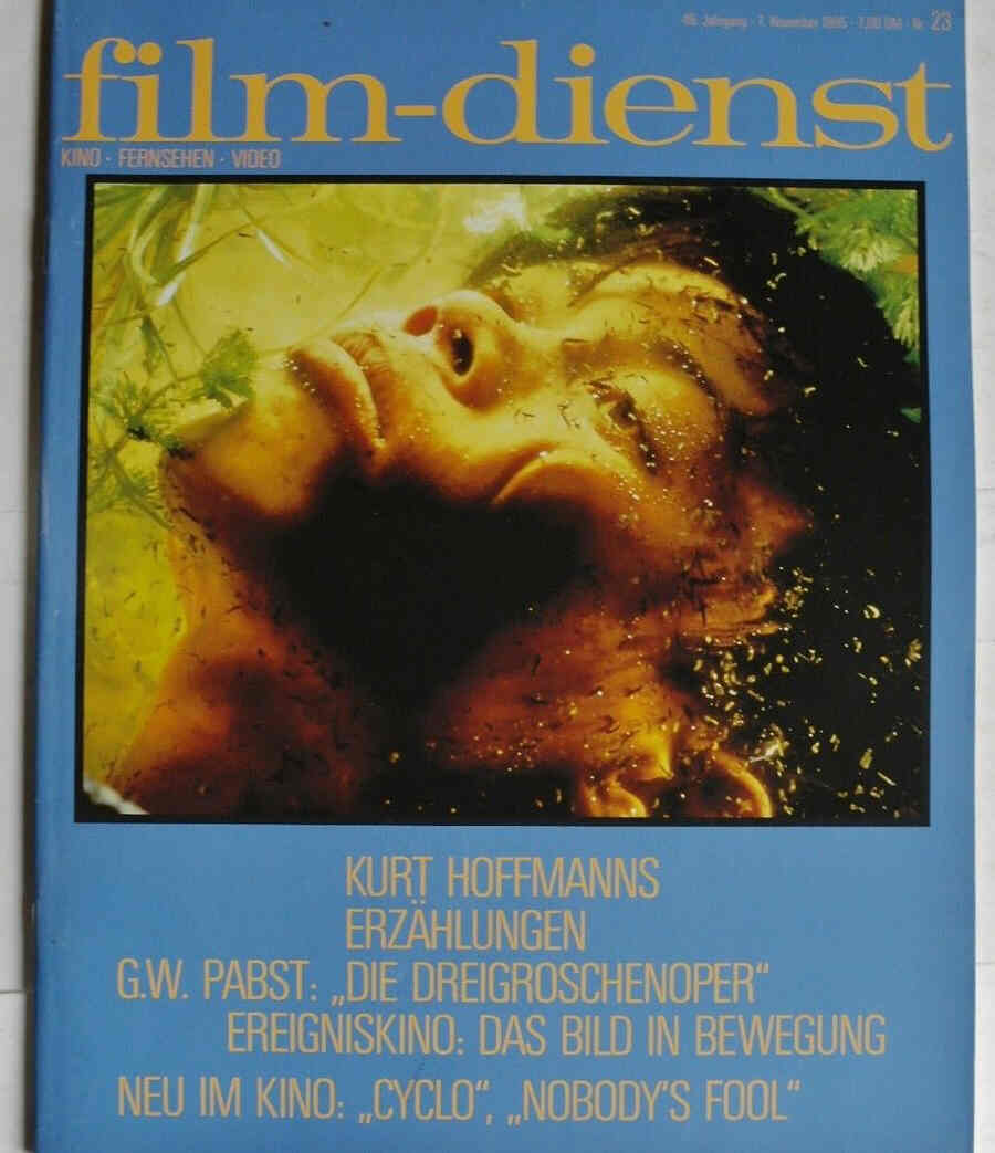FILM DIENST magazine side cover Issue 23 7 November 1995