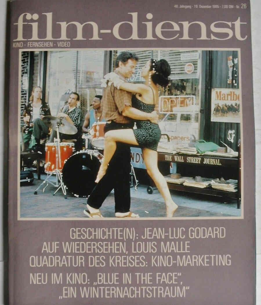 FILM DIENST magazine side cover Issue 26 19 December 1995