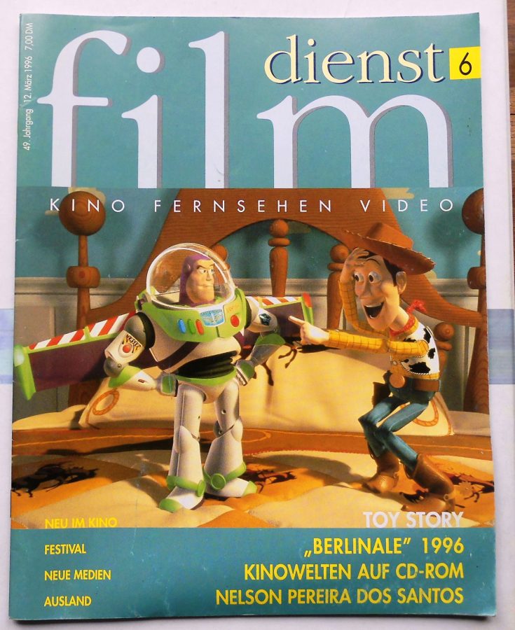 FILM DIENST magazine side cover Issue 6 12 March 1996