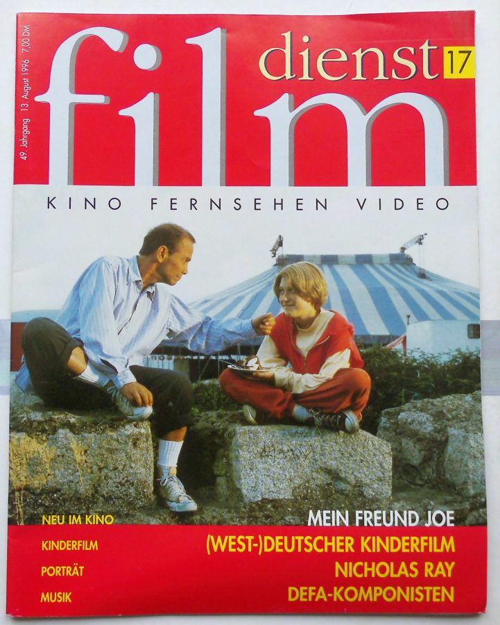 FILM DIENST magazine side cover Issue 17 13 August 1996