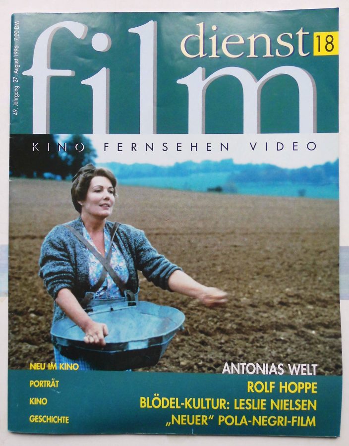 FILM DIENST magazine side cover Issue 18 27 August 1996