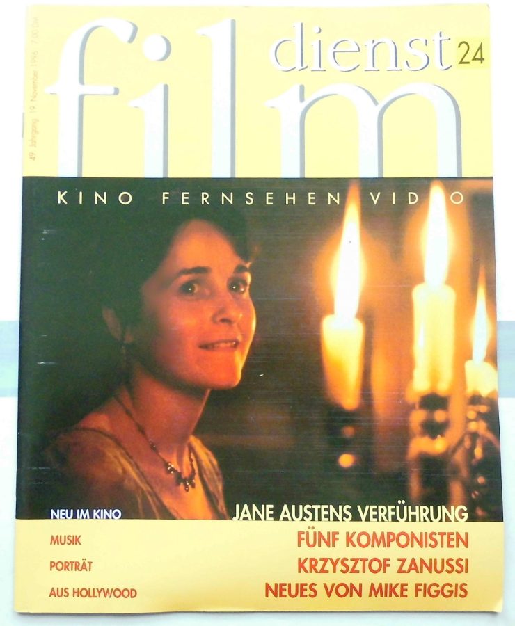 FILM DIENST magazine side cover Issue 24 19 November 1996