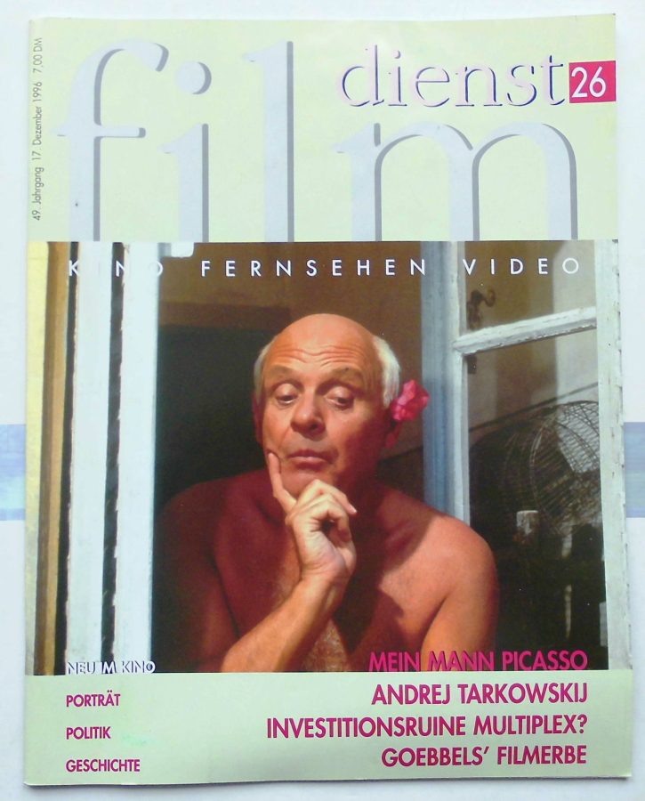 FILM DIENST magazine side cover Issue 26 17 December 1996