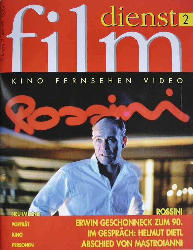 FILM DIENST magazine side cover Issue 2 21 January 1997
