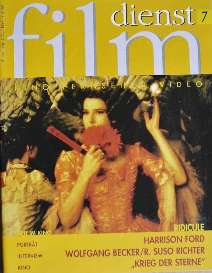 FILM DIENST magazine side cover Issue 7 1 April 1997
