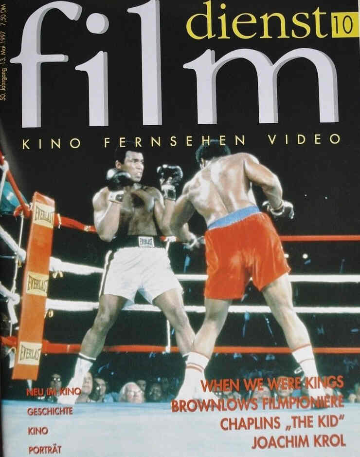 FILM DIENST magazine side cover Issue 10 13 May 1997