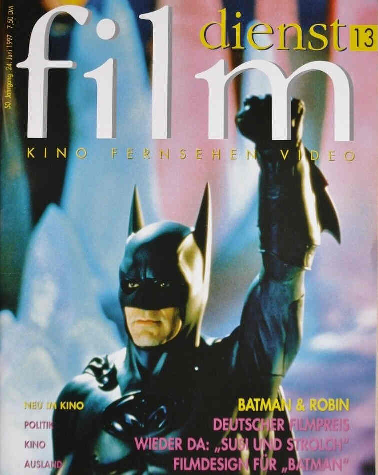 FILM DIENST magazine side cover Issue 13 24 June 1997