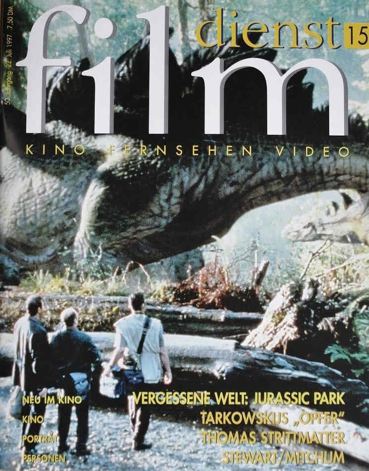 FILM DIENST magazine side cover Issue 15 22 July 1997