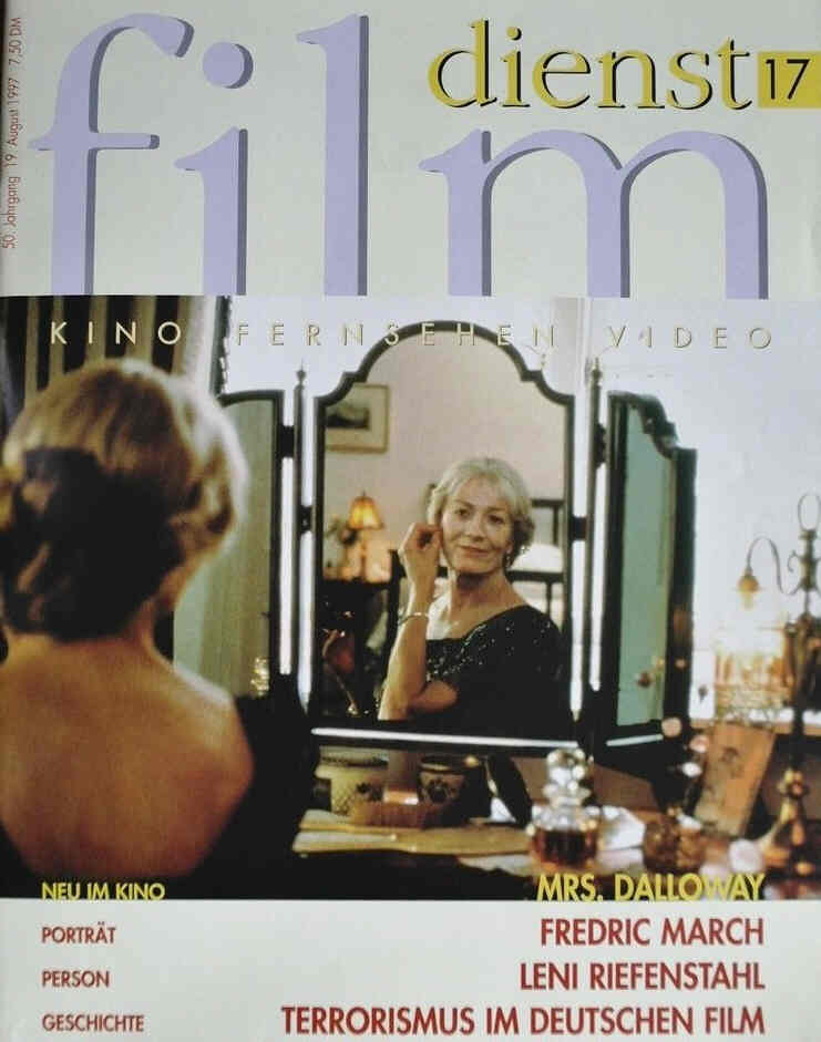 FILM DIENST magazine side cover Issue 17 19 August 1997