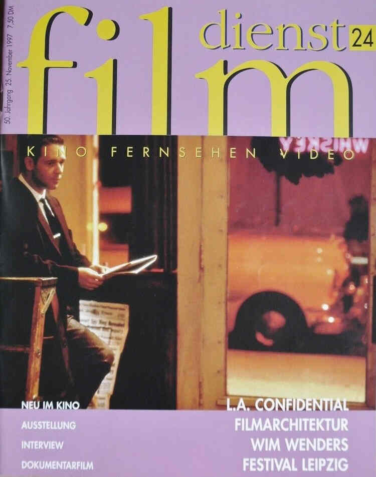 FILM DIENST magazine side cover Issue 24 25 November 1997