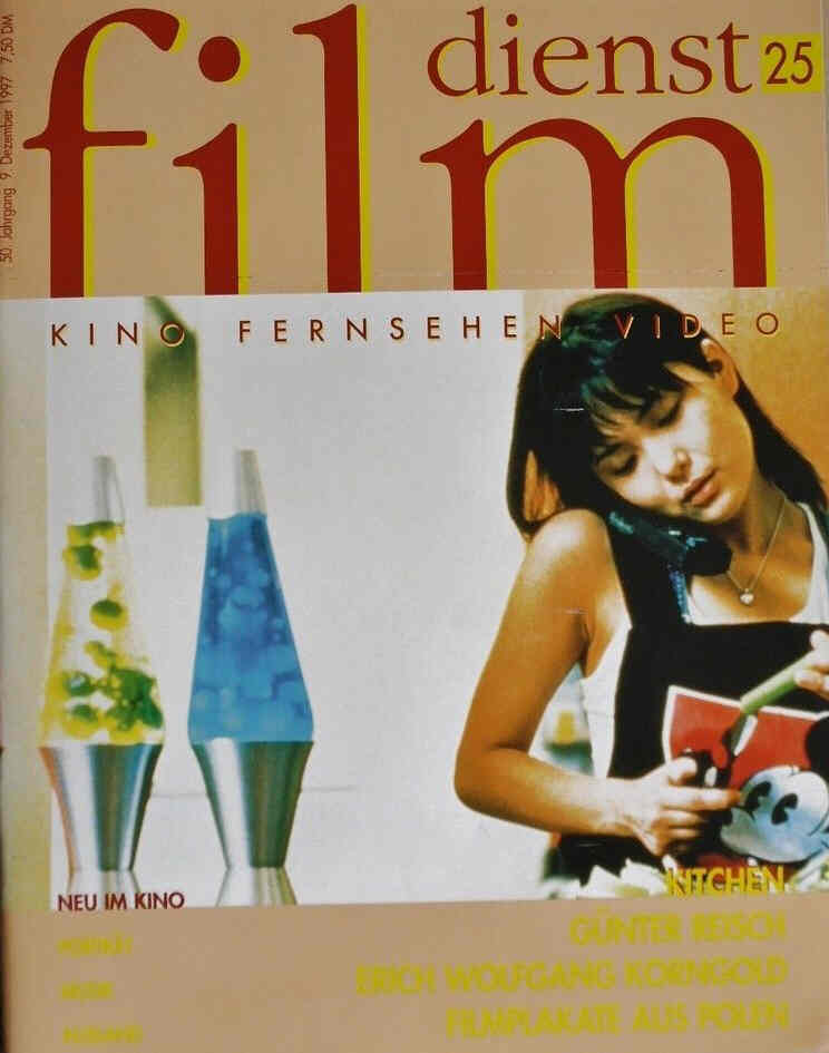 FILM DIENST magazine side cover Issue 25 9 December 1997