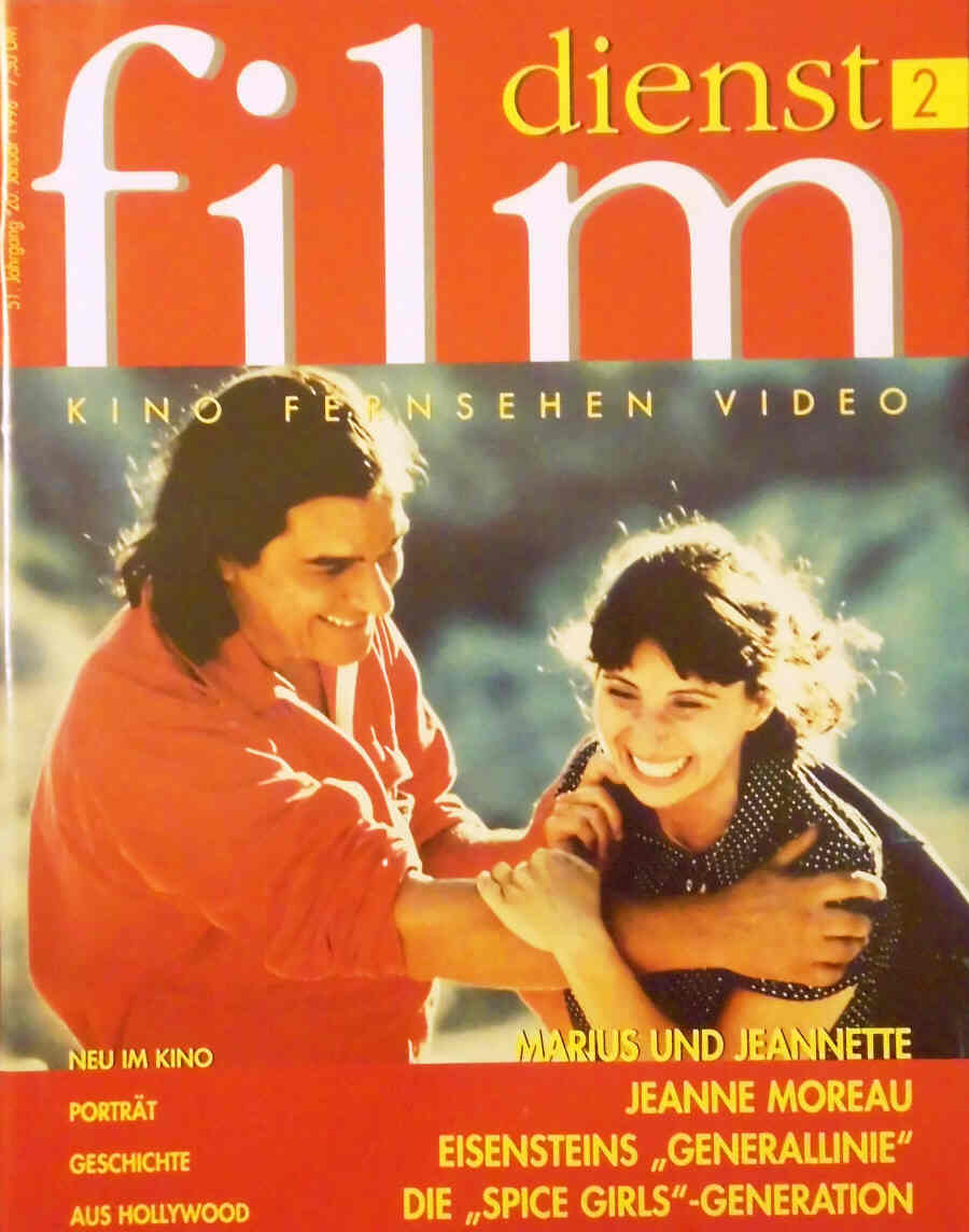 FILM DIENST magazine side cover Issue 2 20 January 1998