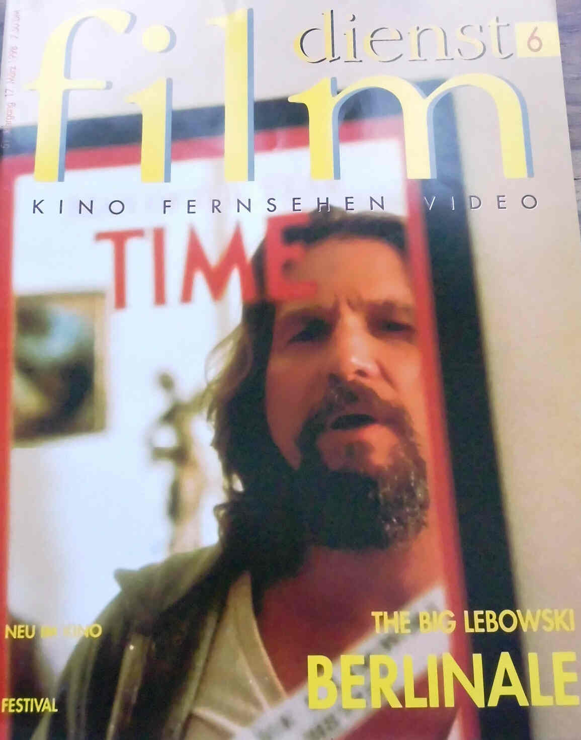 FILM DIENST magazine side cover Issue 6 17 March 1998