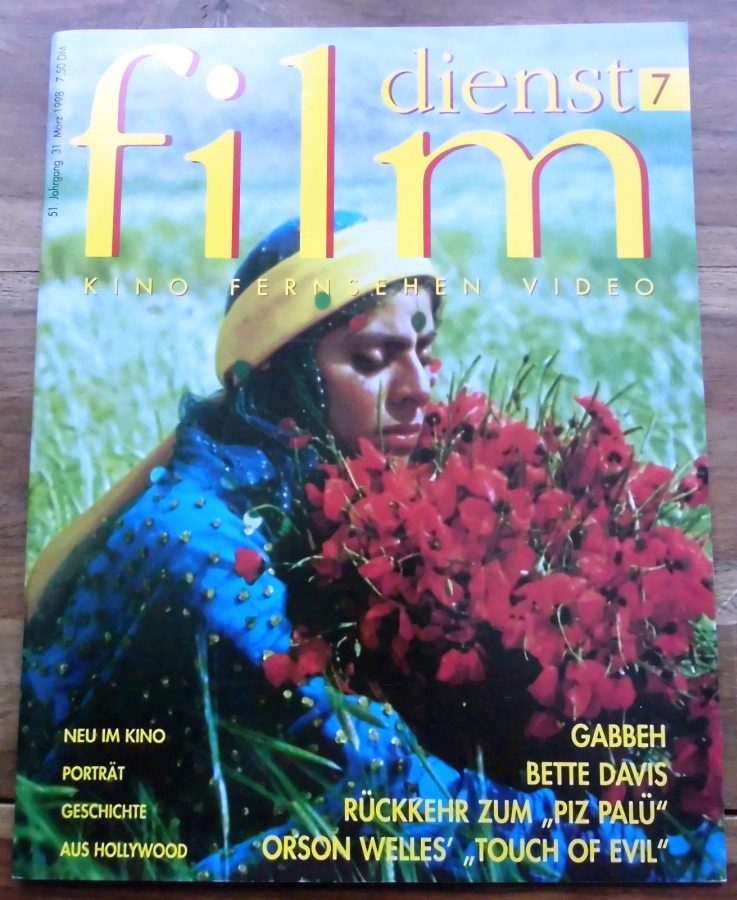 FILM DIENST magazine side cover Issue 7 31 March 1998