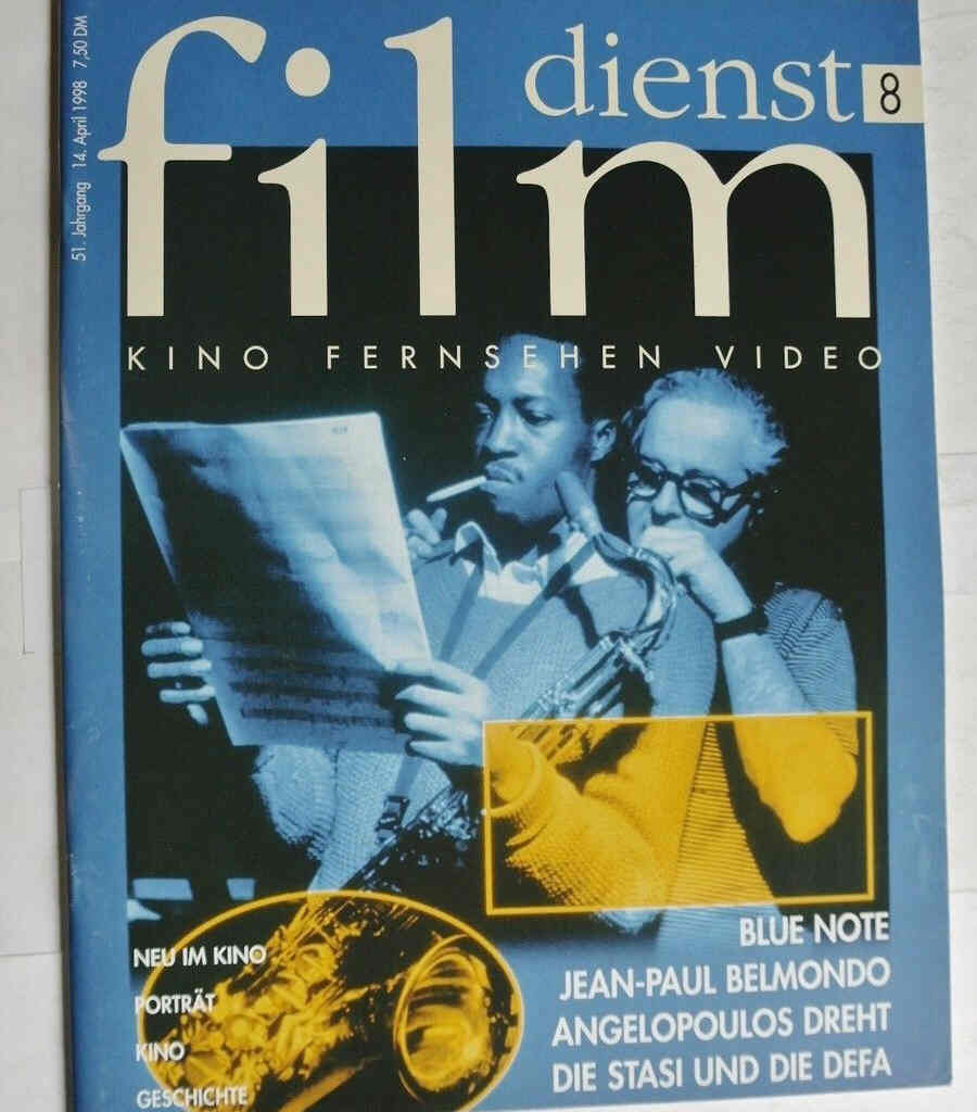 FILM DIENST magazine side cover Issue 8 14 April 1998