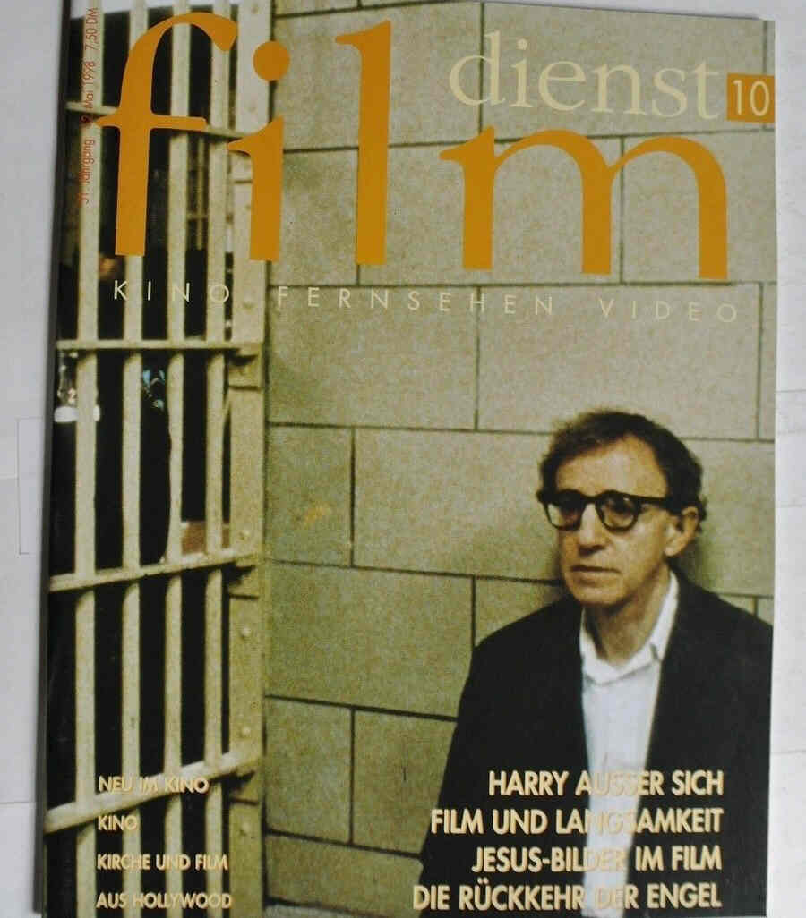 FILM DIENST magazine side cover Issue 10 12 May 1998