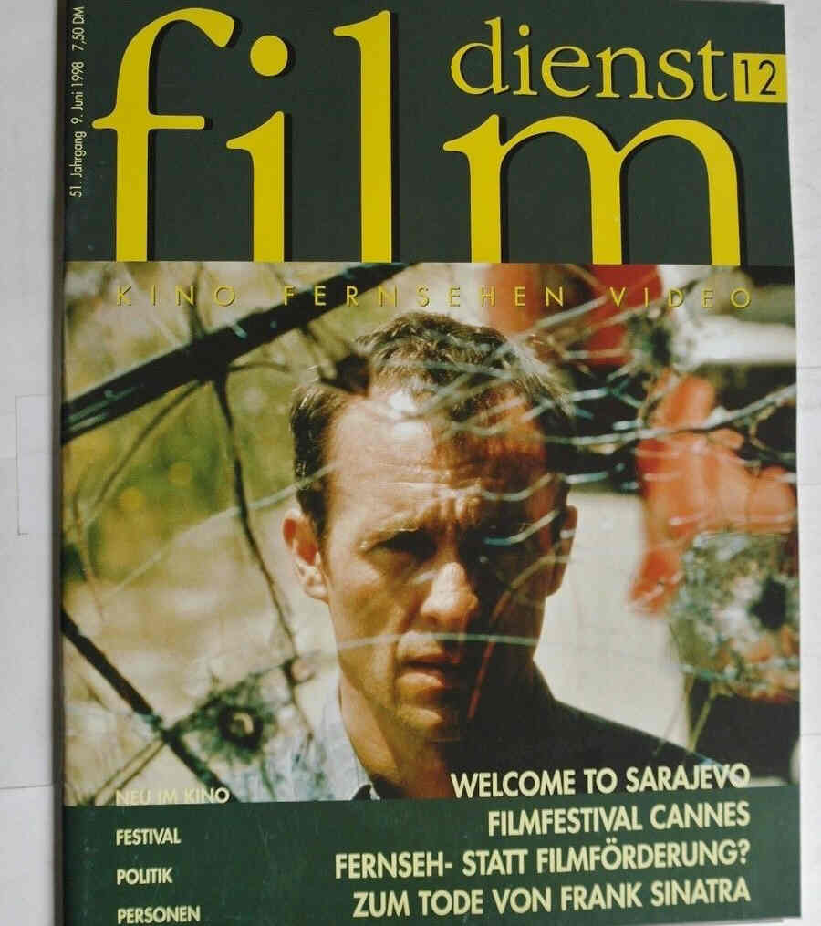 FILM DIENST magazine side cover Issue 12 9 June 1998
