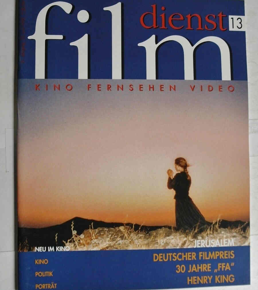 FILM DIENST magazine side cover Issue 13 23 June 1998