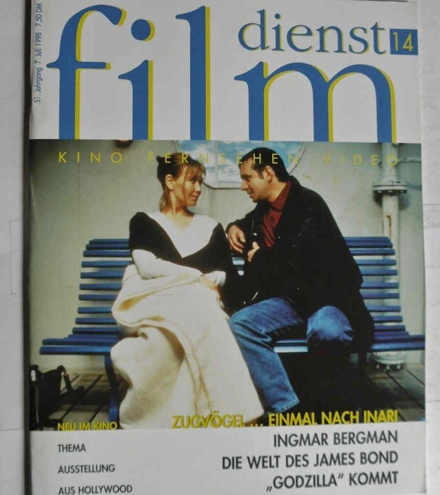FILM DIENST magazine side cover Issue 14 7 July 1998