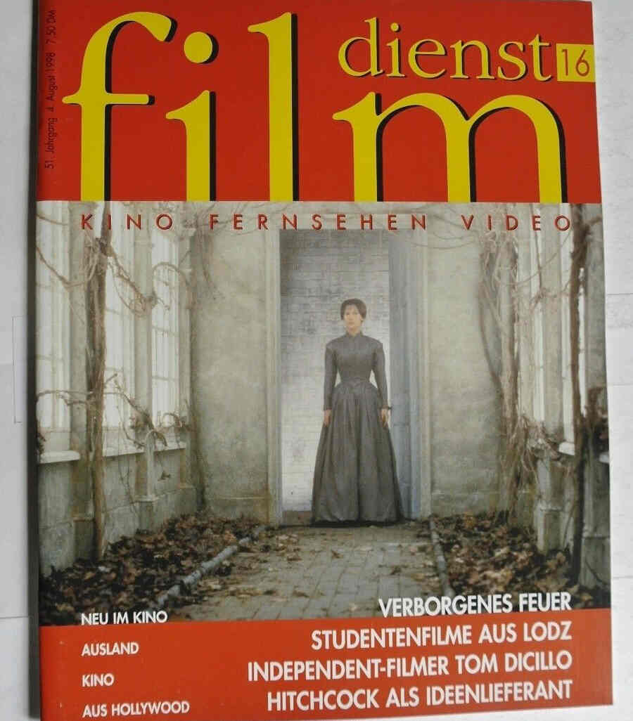 FILM DIENST magazine side cover Issue 16 4 August 1998