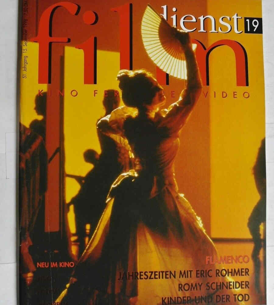 FILM DIENST magazine side cover Issue 19 15 September 1998